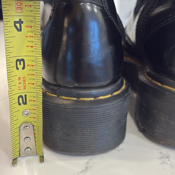 DR MARTENS Jadon Platform Patent Leather Boots in Black size 8 - Picture 15 of 16